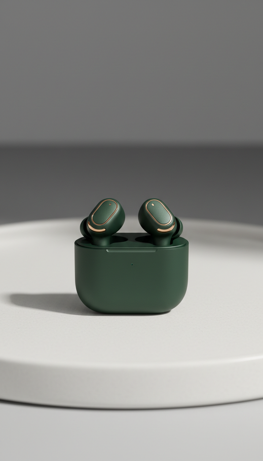 Auriculares inalámbricos verde andino
